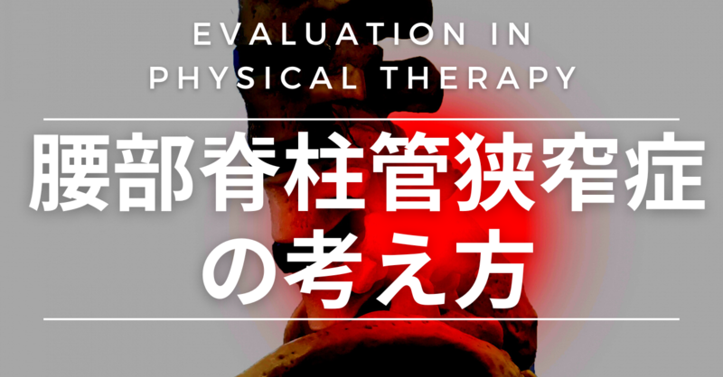 腰部脊柱管狭窄症の考え方 | 理学療法士・作業療法士・言語聴覚