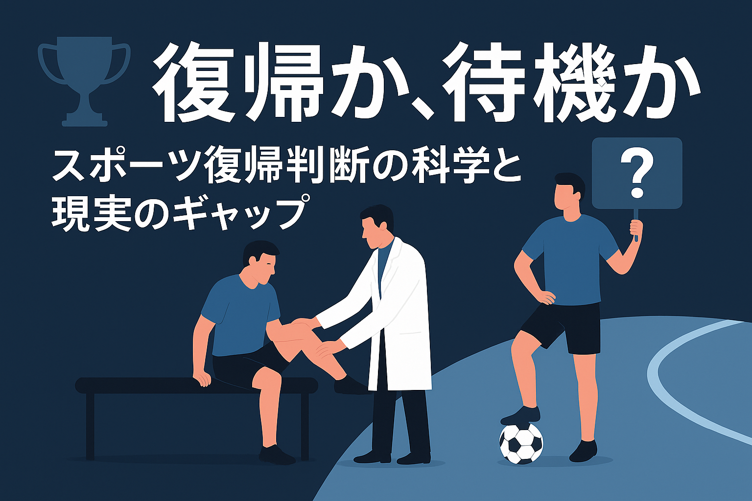復帰か、待機か──スポーツ復帰判断の科学と現実のギャップ