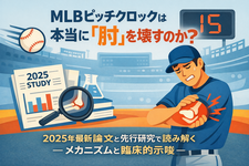 MLBピッチクロックは本当に「肘」を壊すのか？最新2025年論文と先行研究から紐解くメカニズムと臨床的示唆
