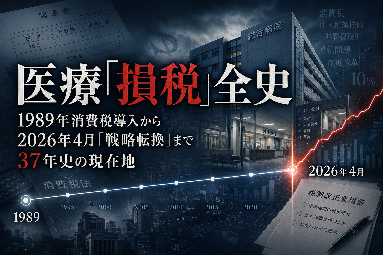 【特集】医療『損税』全史──1989年消費税導入から2026年4月『戦略転換』まで37年史の現在地
