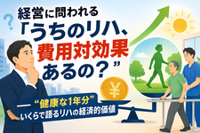 経営に問われる「うちのリハ、費用対効果あるの？」──"健康な1年分"いくらで語るリハの経済的価値