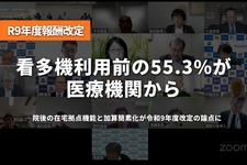 看多機利用前の55.3%が医療機関から──退院後の在宅拠点機能と加算簡素化が令和9年度改定の論点に