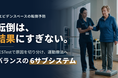 エビデンスベースの転倒予防 〜バランスを6つに分解し、転倒の原因を特定する評価と運動療法〜 講師：山本泰三先生